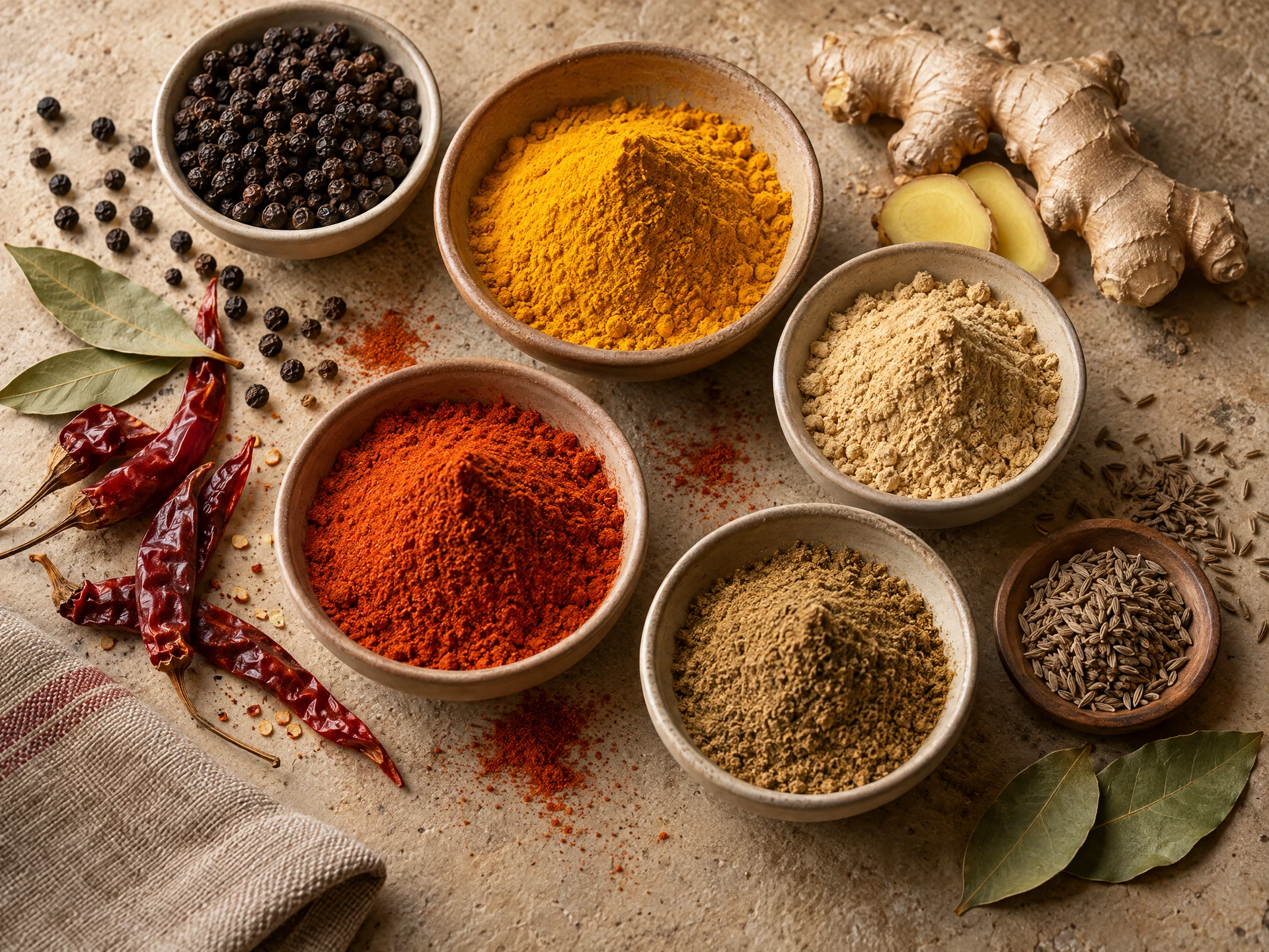 Powder Series ingredient still life