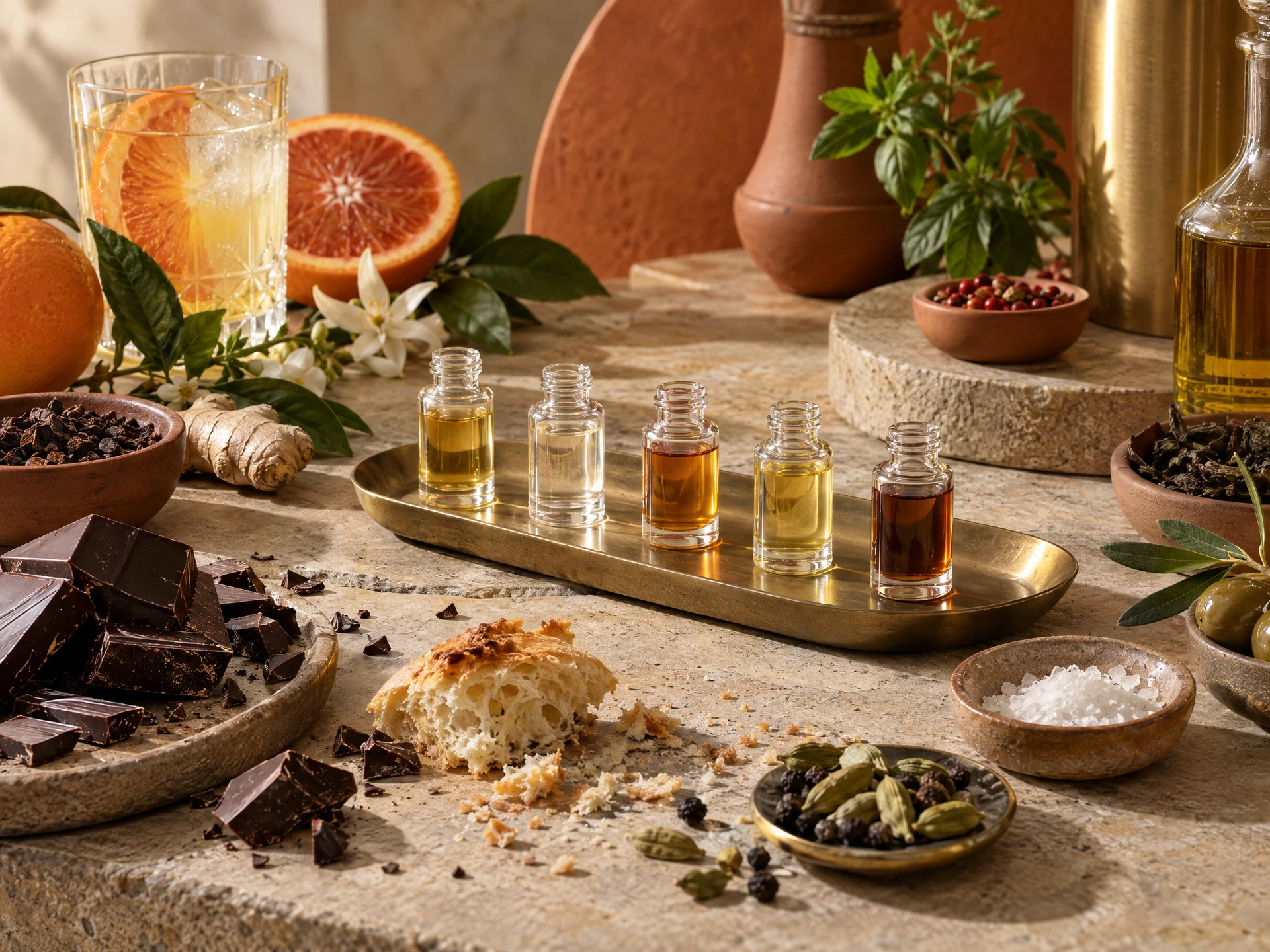 Food Flavors ingredient still life